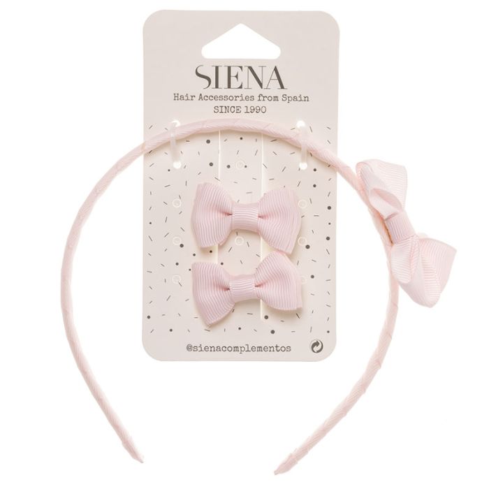 Set Di 2 Fermagli Con Cerchietto Bambina SIENA 7439