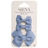 Set Di 3 Fermagli Con Fiocco Bambina SIENA 7435