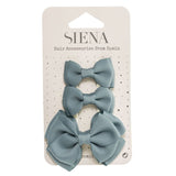 Set Di 3 Fermagli Con Fiocco Bambina SIENA 7435