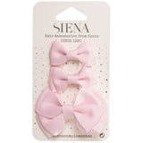 Set Di 3 Fermagli Con Fiocco Bambina SIENA 7435