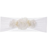 Fascia Elastica In Tulle Con Fiori Neonata SIENA 6205