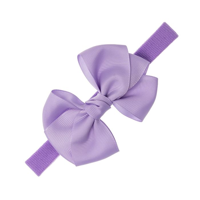 Gummiband mit großer Schleife aus grober Narbung Baby Girl SIENA 7542