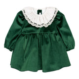 Abito elegante In Velluto Bambina CALAMARO 21353