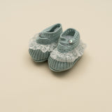 Calzini Scarpetta In Acrilico Con Pizzo Neonata GRANLEI 227