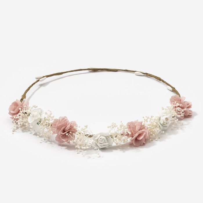 Coroncina Con Fiori E Nebbiolina Neonata SIENA 6669