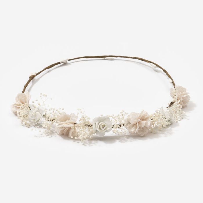 Coroncina Con Fiori E Nebbiolina Neonata SIENA 6669