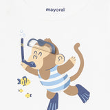 Canotta Stampata In Cotone Neonato MAYORAL 1036