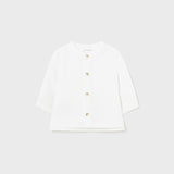 Camicia Con Colletto Coreano In Misto Lino Neonato MAYORAL 1195