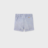 Bermuda A Righe In Misto Lino Neonato MAYORAL 1213