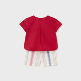 Completo Con Camicia E Bermuda A Righe Neonato MAYORAL 1219R