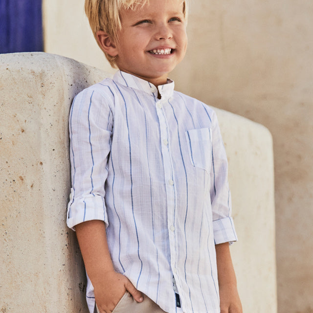 Camicia Manica Lunga A Righe Bambino MAYORAL 3121