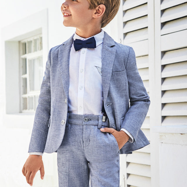 Bermuda Chino Slim Fit In Misto Lino Bambino MAYORAL 3267