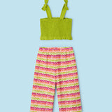 Completo Con Pantalone E Top Punto Smock Bambina MAYORAL 3540