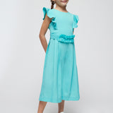 Tuta Lunga Con Cintura Arricciata Bambina MAYORAL 3857