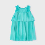 Abito Smanicato Plissettato Bambina MAYORAL 3920