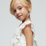 Abito Svasato A Uncinetto Bambina MAYORAL 3924