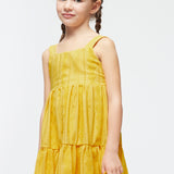 Abito Smanicato Traforato Bambina MAYORAL 3950