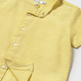 Camicia Mezza Manica Coreana In Lino Neonato MAYORAL 1110