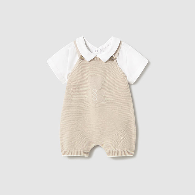 Completo Corto Con Salopette E Maglietta Neonato MAYORAL 1607