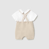 Completo Corto Con Salopette E Maglietta Neonato MAYORAL 1607