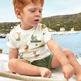 Completo Tre Pezzi In Cotone Neonato MAYORAL 1652