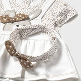 Pagliaccetto Finta Salopette Con Fascia In Cotone Neonata MAYORAL 1658