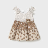 Abito Smanicato Stampato In Cotone Neonata MAYORAL 1868