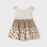 Abito Smanicato Stampato In Cotone Neonata MAYORAL 1868