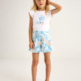 T-Shirt In Cotone Con Fiore A Rilievo Bambina MAYORAL 3002