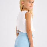 Crop Top Con Dettaglia Plissettati Bambina MAYORAL 3022