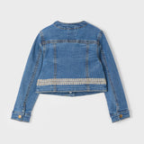 Giubbino In Denim Con Dettagli In Pizzo Bambina MAYORAL 3406