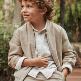 Giubbotto Bomber Elegante In Lino Bambino MAYORAL 3420