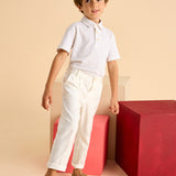 Pantalone Lungo Elegante In Lino Bambino MAYORAL 3563