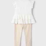 Completo Con Leggings In Cotone Bambina MAYORAL 3704