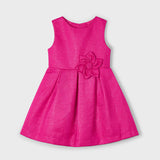Abito Elegante Smanicato Con Fiore Bambina MAYORAL 3919