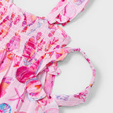 Abito Smanicato Con Fascia In Cotone Bambina MAYORAL 3939