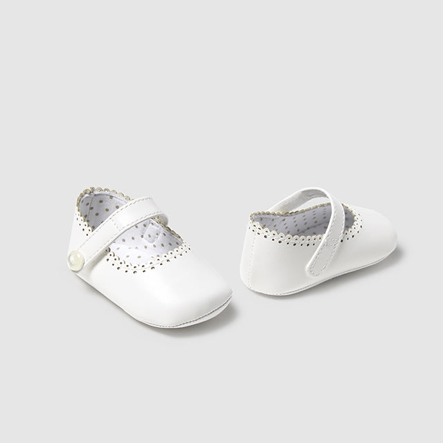 Scarpe Da Culla Modello Ballerina In Ecopelle Neonata MAYORAL 9903