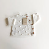 Completo Con Culotte E Maglioncino In Misto Lana Con Poise A Rilievo Neonato/a BABBY 25242