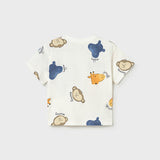 T-Shirt In Cotone Stampata Neonato MAYORAL 1014