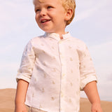 Camicia Manica Lunga Stampata Con Colletto Coreano In Cotone Neonato MAYORAL 1116ML