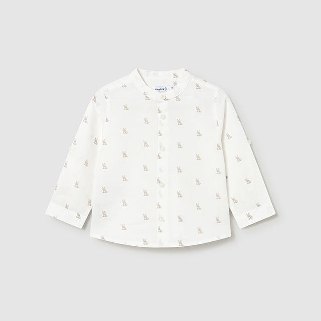 Langarmhemd mit Stehkragen aus Babybaumwolle MAYORAL 1116B