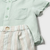 Completo Con Bermuda E Camicia In Misto Lino Neonato MAYORAL 1270