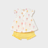 Completo Tre Pezzi In Cotone Neonata MAYORAL 1287