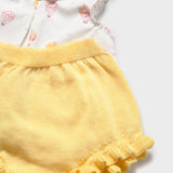 Completo Tre Pezzi In Cotone Neonata MAYORAL 1287