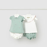 Set Di Due Completi Corti In Cotone Neonata MAYORAL 1642