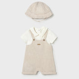 Pagliaccetto Finta Salopette Con Cappello Neonato MAYORAL 1651