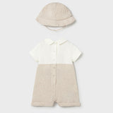 Pagliaccetto Finta Salopette Con Cappello Neonato MAYORAL 1651