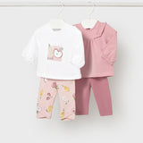 Set Di Due Completi In Cotone Neonata MAYORAL 1741