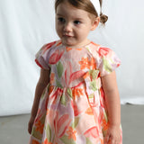 Abito Cerimonia Stampato In Misto Lino Neonata MAYORAL 1909