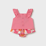 Completo Con Gonna E Blusa In Cotone Neonata MAYORAL 1932